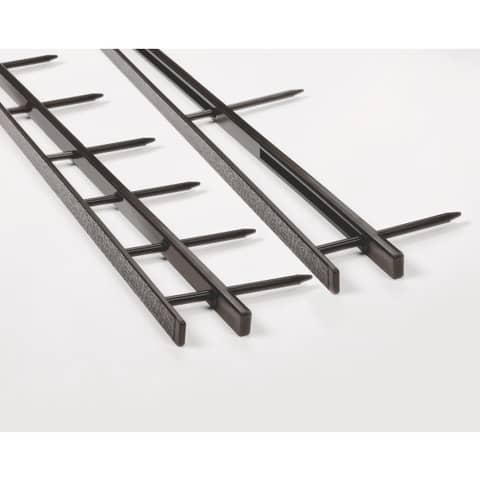 Pettini per rilegatura GBC SureBind 25 mm A4 nero - fino a 250 fogli conf da 100 pettini - 1132850